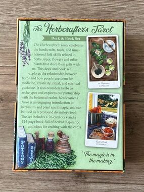 The Herbcrafter’s Tarot Box Set with Deck and Instruction Book